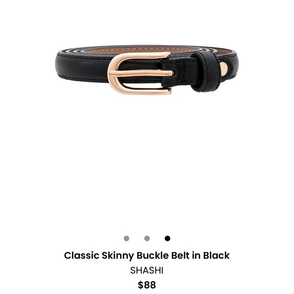 Shashi Classic Skinny Buckle Belt - never been worn - Picture 1 of 2